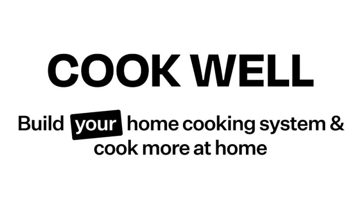 Cook Well - Cook More at Home feature graphic
