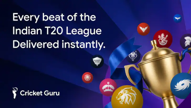 Cricket Guru - Fast Live Score feature graphic