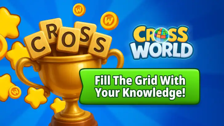 Cross World: Word Riddles feature graphic