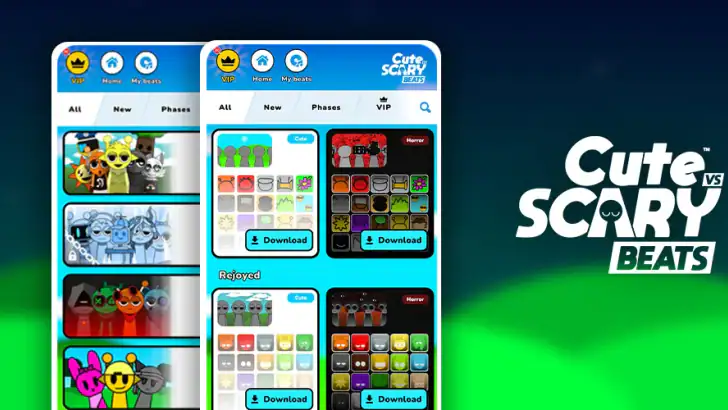 Cute vs Scary Beats™ 2 Sprunki feature graphic