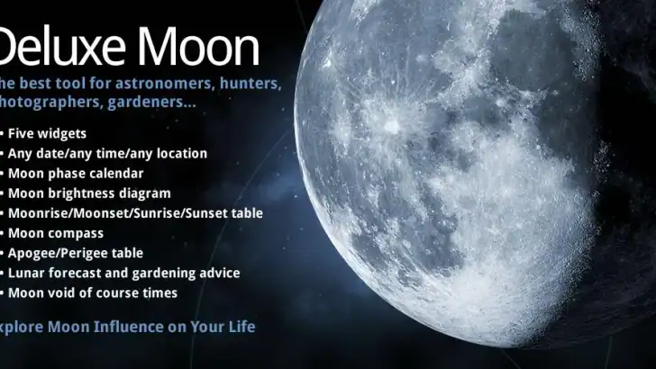 Deluxe Moon - Moon Calendar, P feature graphic