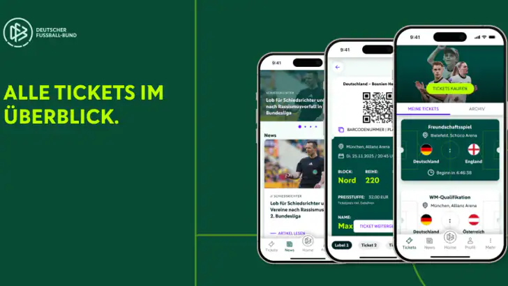 DFB Event-App feature graphic