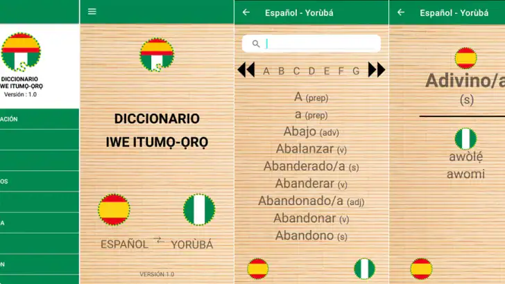 Diccionario Español Yorùbá feature graphic