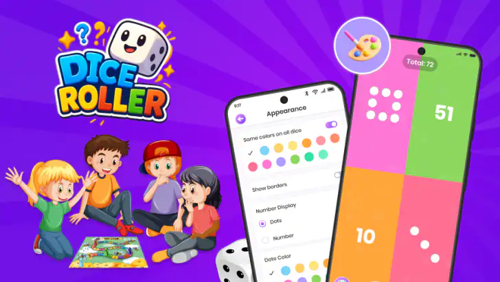 Dice Roller Game feature graphic