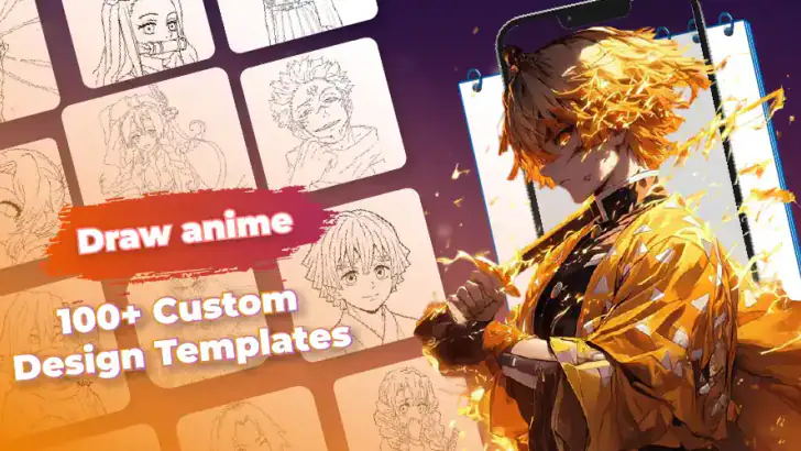 Draw Anime - AR Tracing App feature graphic