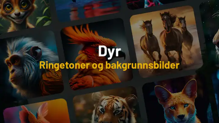 Dyr og fugler Ringetoner feature graphic