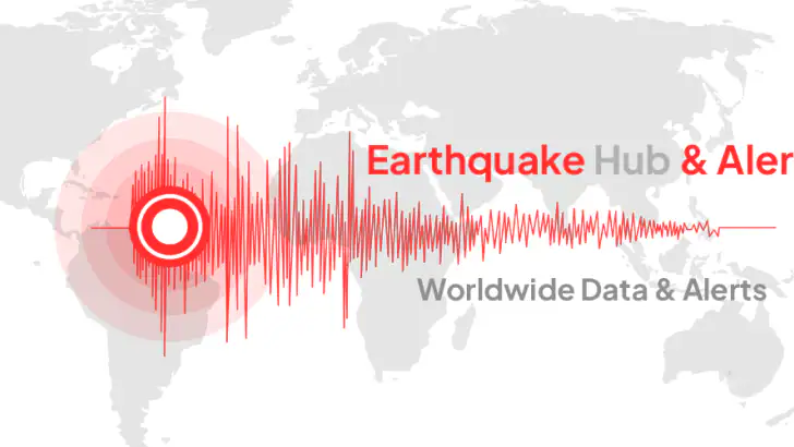 Earthquake Hub & Alerts feature graphic