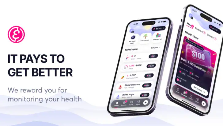 Elfie - Health & Rewards feature graphic