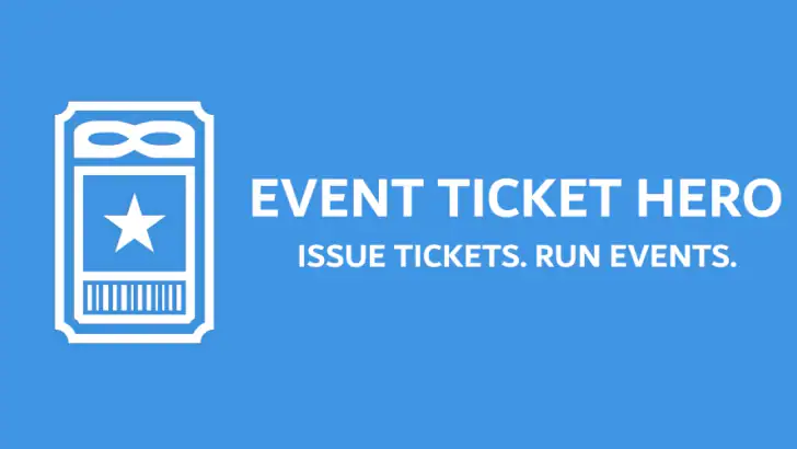 Event Ticket Hero: Create. Run feature graphic