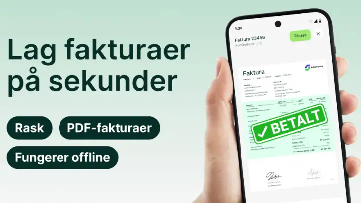 Faktura Maker: Enkel faktura feature graphic