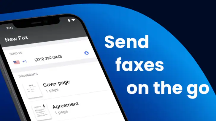 FAX App: Send Faxes from Phone feature graphic