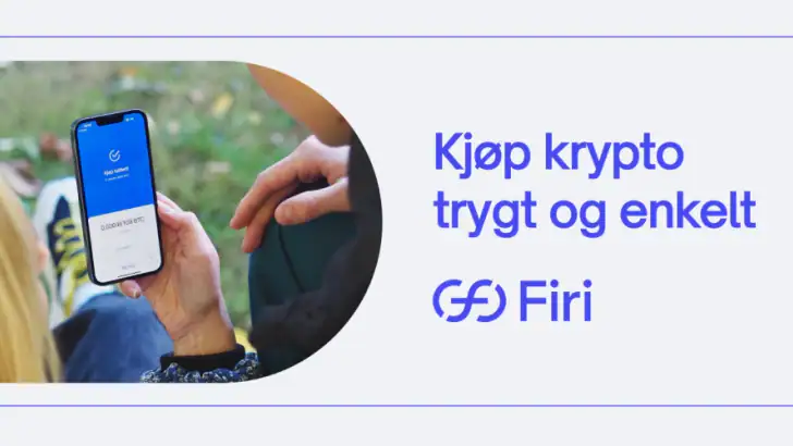 Firi - Kjøp Bitcoin & Ethereum feature graphic