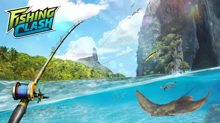 Fishing Clash: Sportssimulator feature graphic
