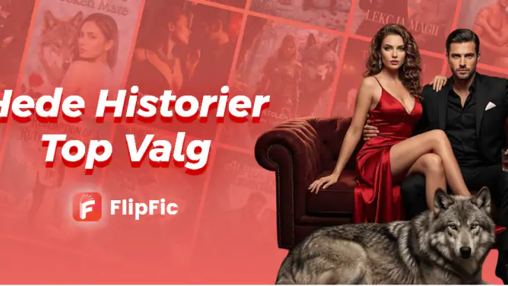 FlipFic - Historier & Lydbøger feature graphic