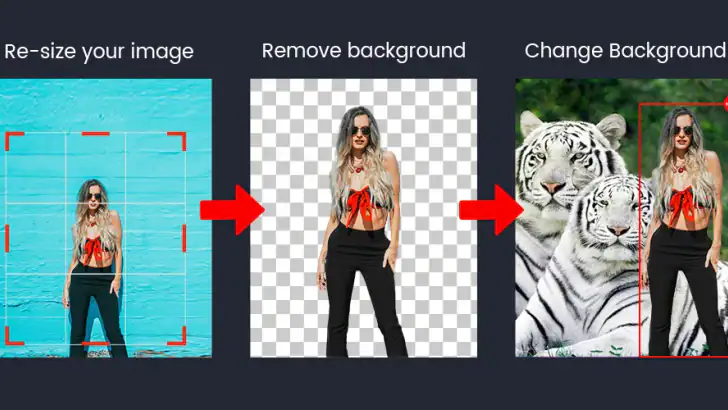 Foto Bakgrunn Changer Viskelær feature graphic