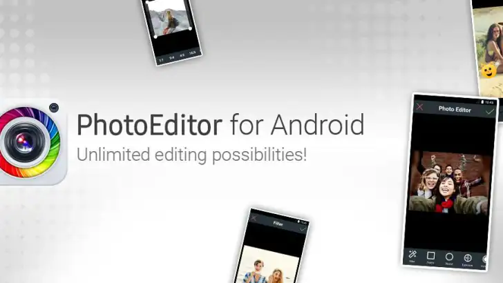 Fotoredigering for Android™ feature graphic