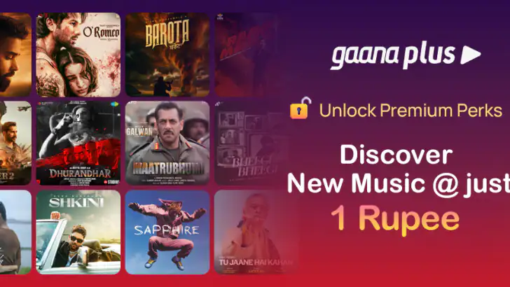 Gaana: MP3 Songs, Music App feature graphic
