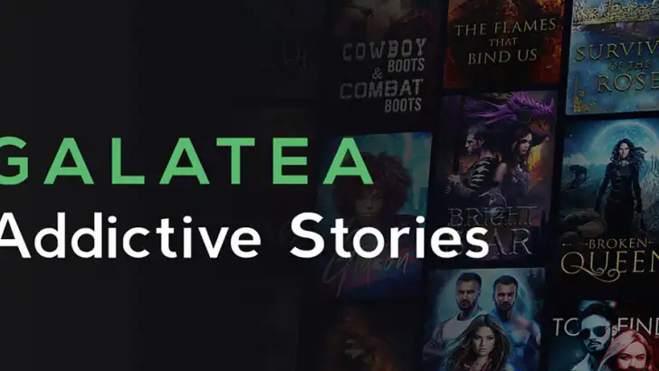 Galatea: Books & Audiobooks feature graphic