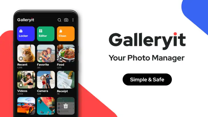 Galleryit - Photo Vault, Album feature graphic