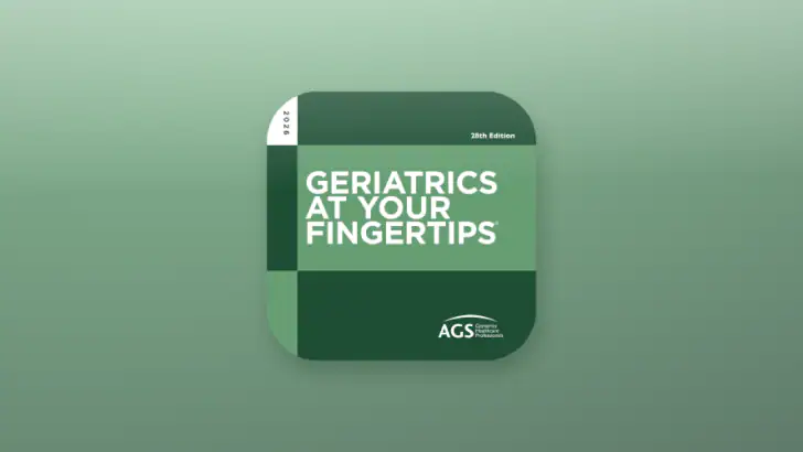 Geriatrics At Your Fingertips feature graphic
