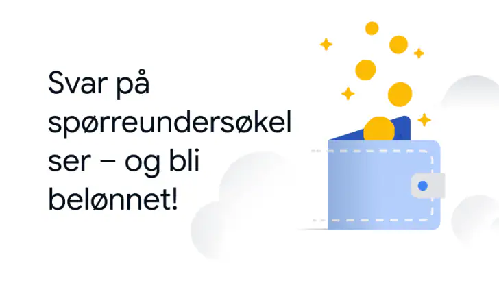 Google Belønning for meninger feature graphic