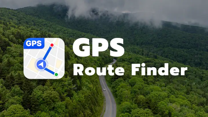 GPS kart navigasjon feature graphic
