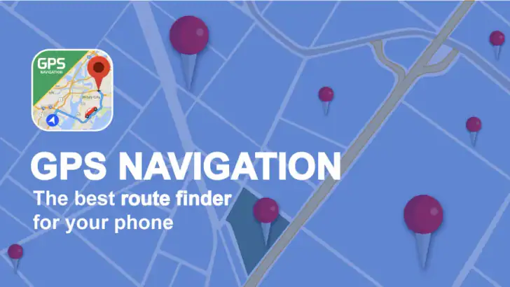 GPS-navigasjon: Rutesøker kart feature graphic