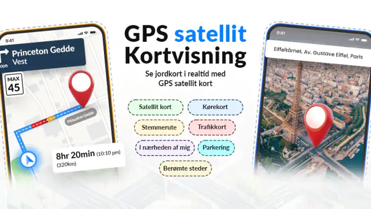 GPS Satellitkort: Live Jord feature graphic