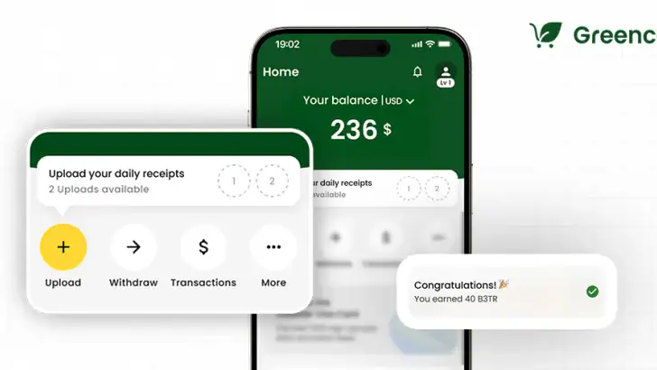 Greencart: Scan, Shop & Earn feature graphic