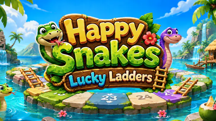 Happy Snakes: Lucky Ladders feature graphic