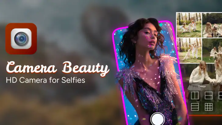 HD Camera Beauty: Selfie Cam feature graphic
