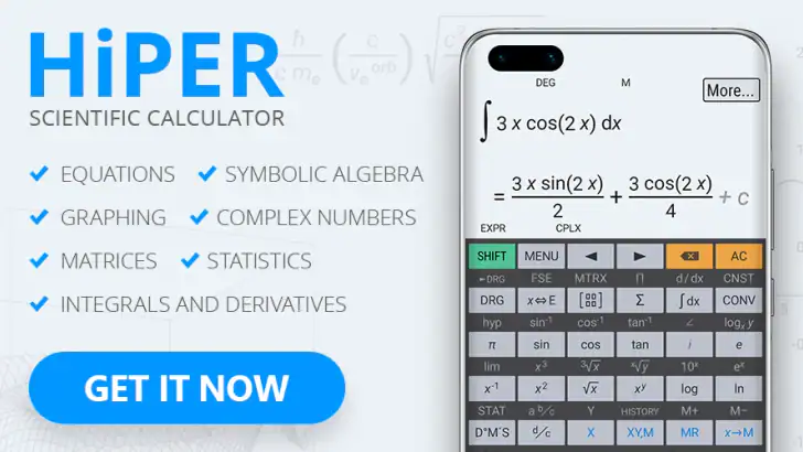 HiPER Calc Pro feature graphic