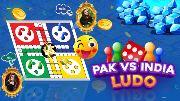 India mot Pakistan Ludo Online feature graphic