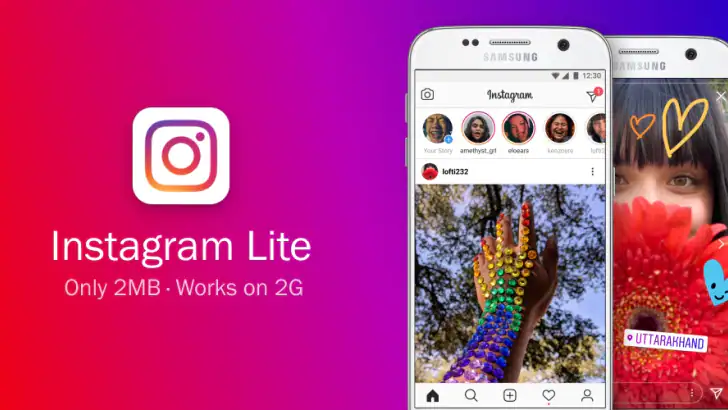 Instagram Lite feature graphic