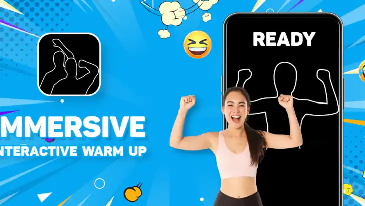 Interactive Immersive WarmUp feature graphic