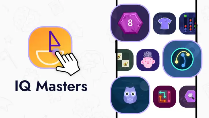 IQ Masters - Brain Games feature graphic