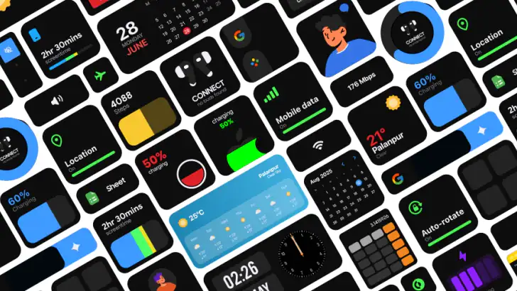 iWidgets : iOS Widgets feature graphic
