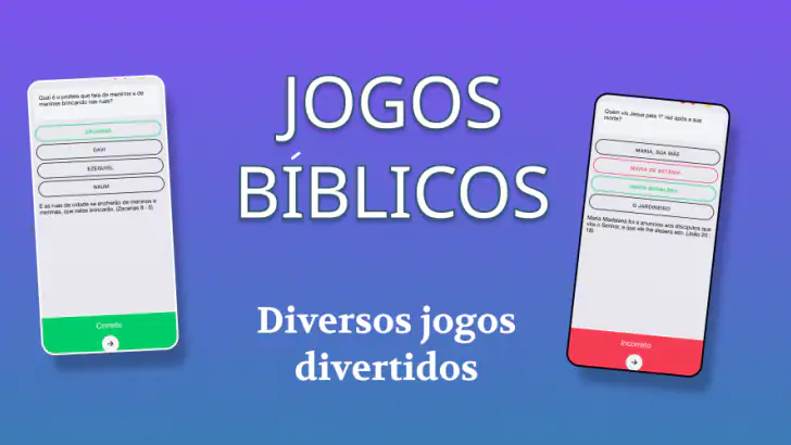 Jogos Bíblicos: Quiz Bíblico feature graphic