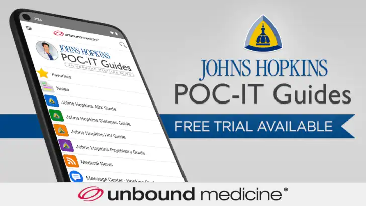 Johns Hopkins Antibiotic Guide feature graphic