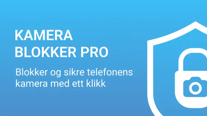 Kamera Blokker Pro: Lås & Vakt feature graphic