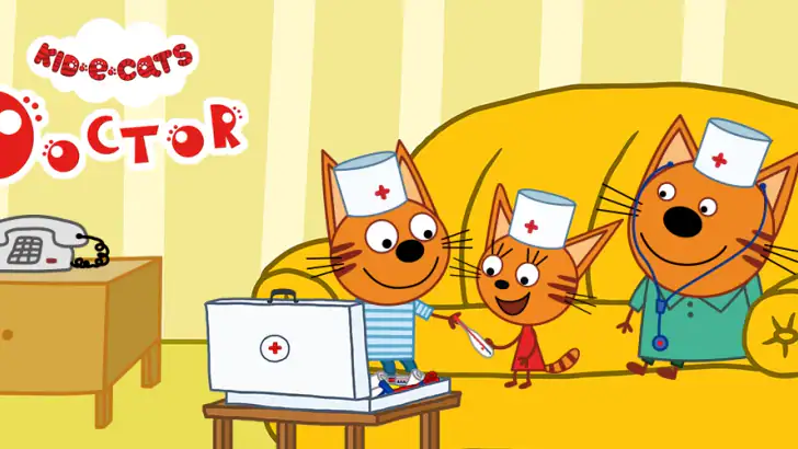 Kid-E-Cats Animal Doctor Games feature graphic