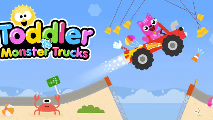 Kids Monster Truck Games 2+ feature graphic