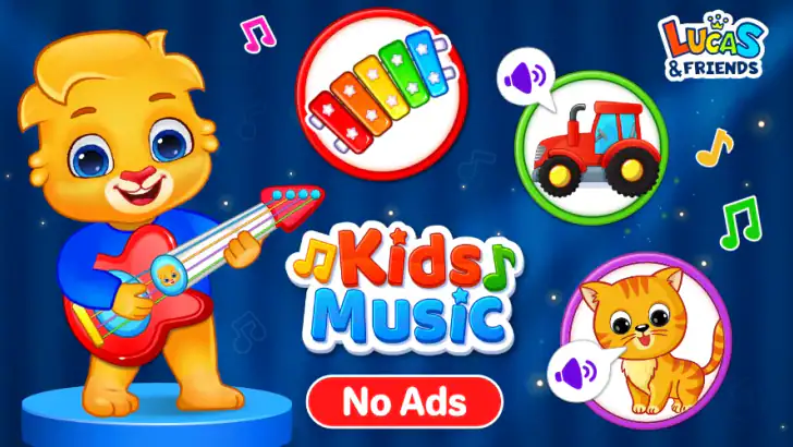 Kids Music: Piano, Xylo, Drums feature graphic