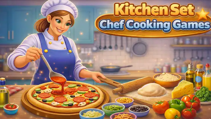 Kitchen Set Chef Cooking Games feature graphic