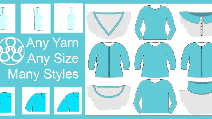 KnitsThatFit Sweaters feature graphic