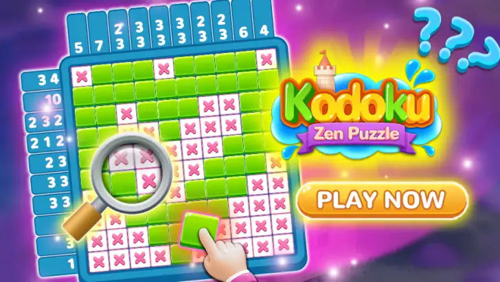 Kodoku - Zen Puzzle feature graphic