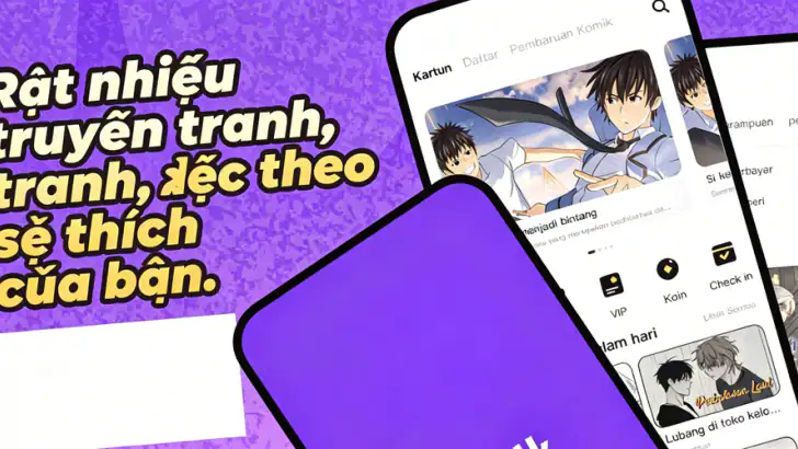 Komik Bahagia for VN feature graphic