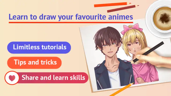 Lær å tegne anime feature graphic