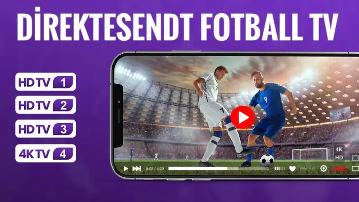 Live fotball TV feature graphic