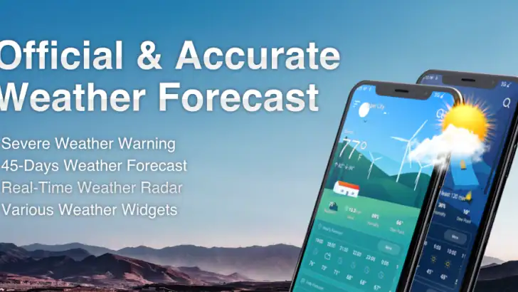 Live Weather: Værmelding feature graphic